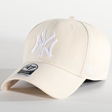 '47 Brand - New York Yankees Gorra MVP Beige Blanco