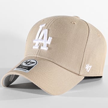 '47 Brand - Los Angeles Dodgers Gorra MVP Beige Blanco
