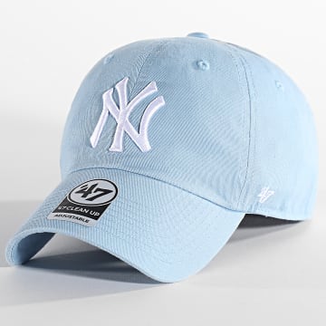  '47 Brand - Casquette Clean Up New York Yankees Bleu Clair