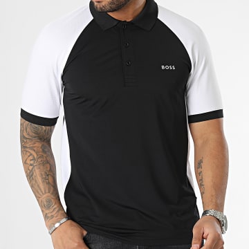  BOSS - Polo Manches Courtes Slim Paule Tech 50487842 Noir