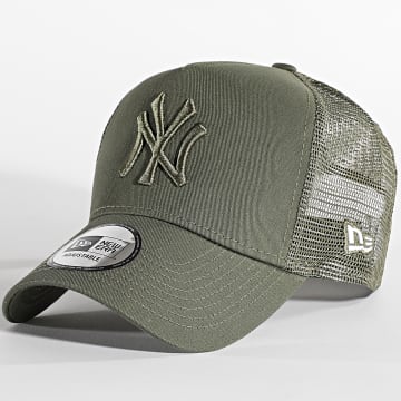  New Era - Casquette Trucker Tonal Mesh New York Yankees Vert Kaki