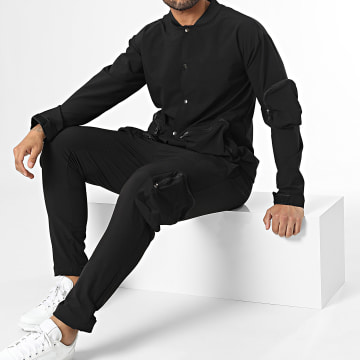  Classic Series - Ensemble Veste Et Pantalon Cargo Noir