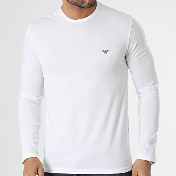  Emporio Armani - Tee Shirt Manches Longues 111653-3R722 Blanc