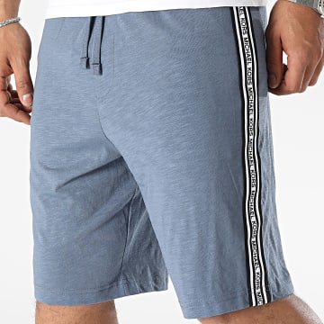 Michael Kors - Pantalones cortos de jogging con rayas 6S35S12071 Azul pizarra