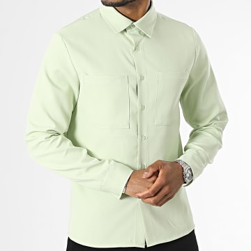 Uniplay - Chemise Manches Longues Vert Clair