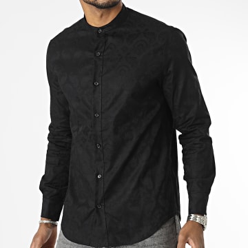 Uniplay - Camicia nera a maniche lunghe Renaissance