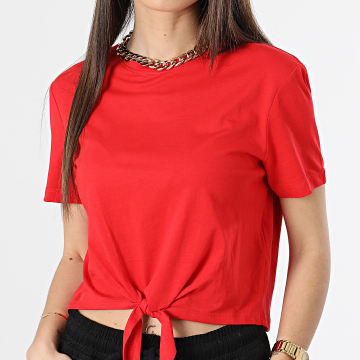 Only - Camiseta Mujer May Rojo