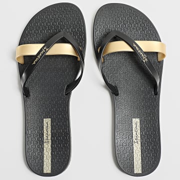  Ipanema - Tongs Femme Kirei Noir Doré