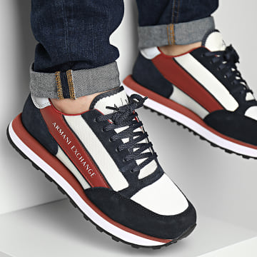 Armani Exchange - Sneakers XUX083-XV263 Navy Red Off White
