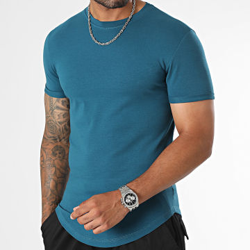 LBO - Tee Shirt Oversize 0145 Bleu Vert