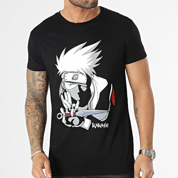 Naruto - Tee Shirt Kakashi MENARUTTS025 Noir