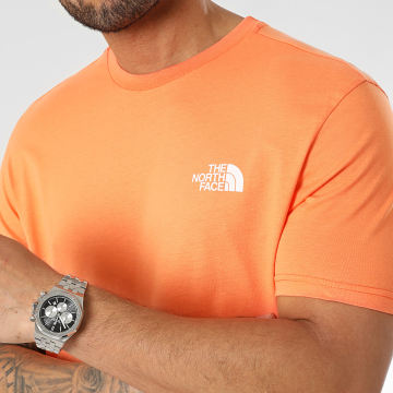  The North Face - Tee Shirt Simple Dome A2TX5 Orange