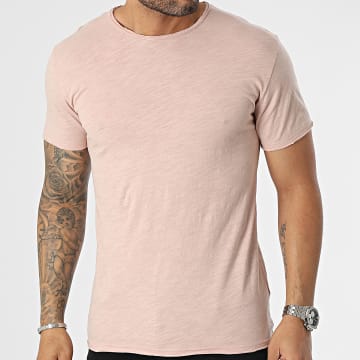 MTX - Camiseta jaspeada rosa claro