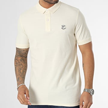Indicode Jeans - Polo Manches Courtes Wadim Beige