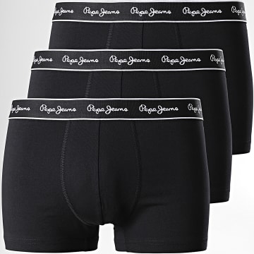 Pepe Jeans - Set di 3 boxer neri PMU10975
