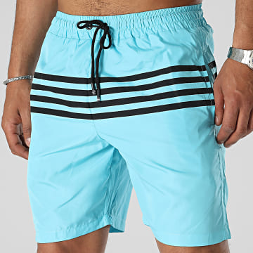  Zayne Paris  - Short De Bain Bleu Clair