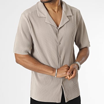  Uniplay - Chemise Manches Courtes Taupe