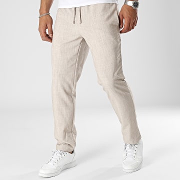 Uniplay - Pantaloni jogger beige in chiné