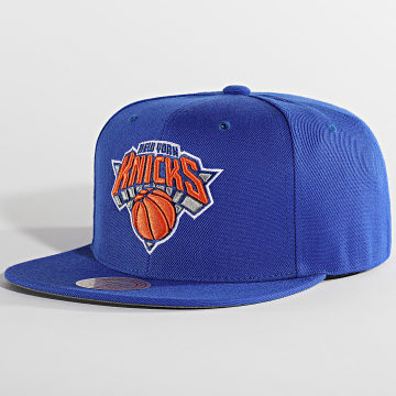 Mitchell and Ness - Casquette Snapback Team Ground 2 New York Knicks Bleu Roi