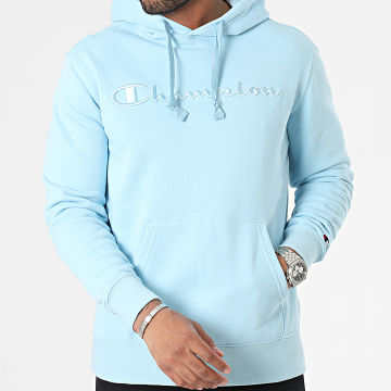  Champion - Sweat Capuche 218486 Bleu Clair