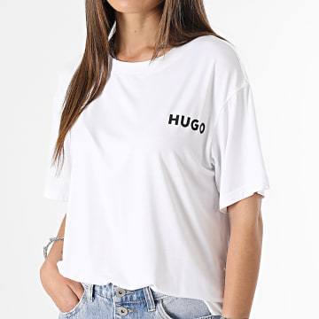  HUGO - Tee Shirt Femme 50490707 Blanc