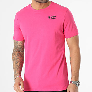  Comme Des Loups - Tee Shirt Flash Rose Fluo