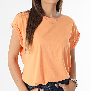  Urban Classics - Tee Shirt Sans Manches Femme TB771 Orange