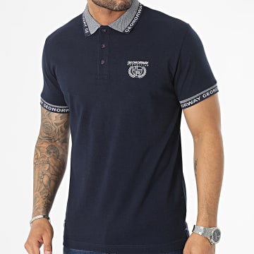 Geographical Norway - Polo Manches Courtes Bleu Marine