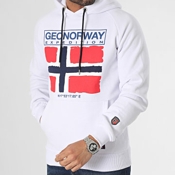 Geographical Norway - Sudadera blanca