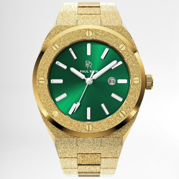  Paul Rich - Montre Frosted King Jade 45mm Gold Green