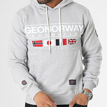 Geographical Norway - Sudadera con capucha Gris