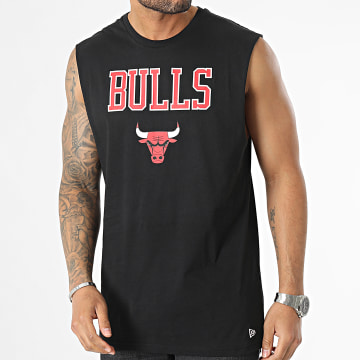  New Era - Tee Shirt Sans Manches NBA Team Logo Chicago Bulls 60357039 Noir