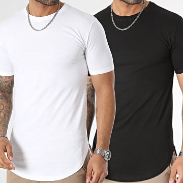  LBO - Tee Shirt Oversize 322 Noir Blanc