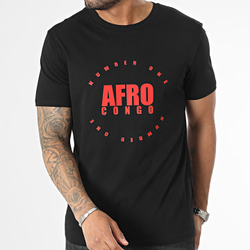 INNOSS'B - Camiseta Afro Congo Negro Rojo