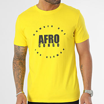 INNOSS'B - Afro Congo Amarillo Negro Camiseta