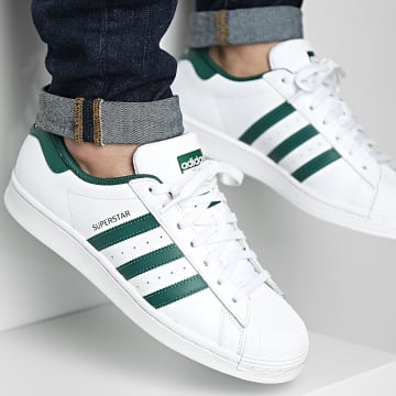 Adidas Originals - Baskets Superstar GZ3742 Cloud White Court Green