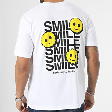 Emoji - Maglietta oversize Large Smile White