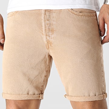 Levi's - 501® Omzoomde Neutrale Jean Shorts Donker Beige