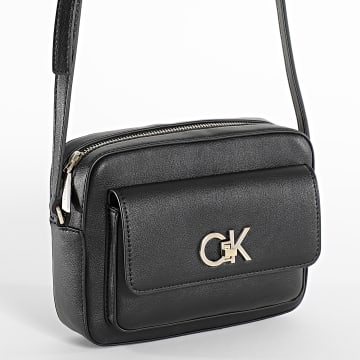  Calvin Klein - Sacoche Femme Re-Lock Camera Bag 0762 Noir