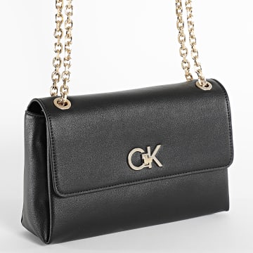  Calvin Klein - Sac A Main Femme Re-Lock Conv Cros 0749 Noir