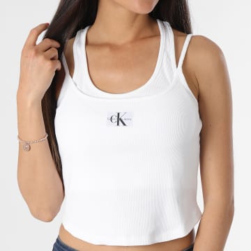 Calvin Klein - Camiseta de tirantes para mujer 1430 Beige claro