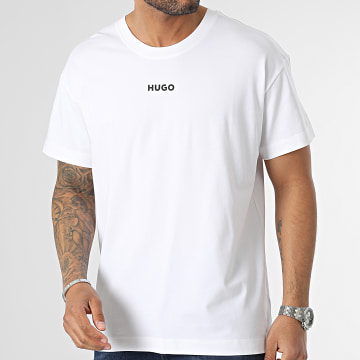  HUGO - Tee Shirt Linked 50493057 Blanc