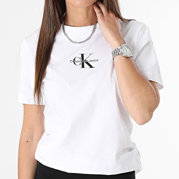 Calvin Klein - Tee Shirt Femme 1426 Blanc