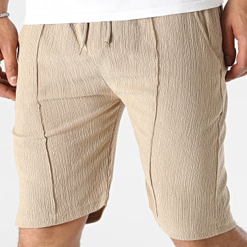 KZR - Pantalones cortos de jogging beige