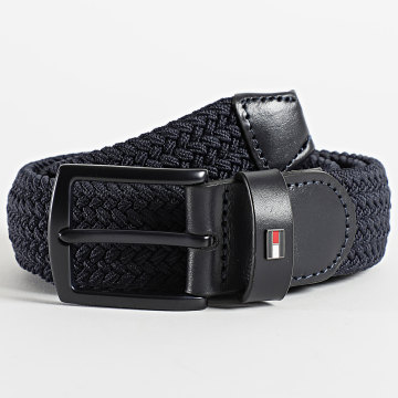 Tommy Hilfiger Ceinture Denton Elastic 1225 Bleu Marine