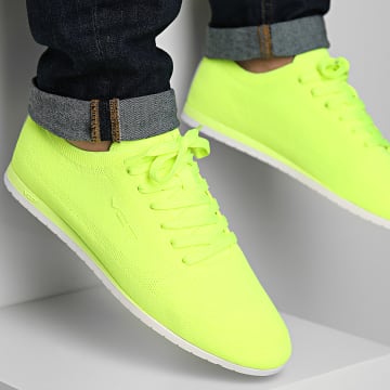 VO7 - Baskets Yacht Knit Fluo Yellow