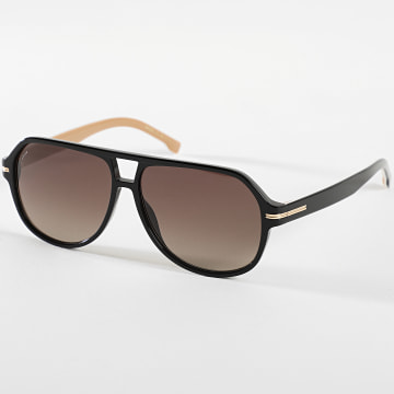  HUGO - Lunettes De Soleil 1507 Noir Marron