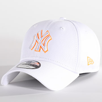  New Era - Casquette 9Forty Neon Outline New York Yankees Blanc
