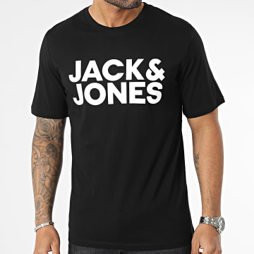 Jack And Jones - Camiseta Corp Logo Negro