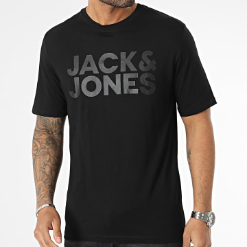 Jack And Jones - Camiseta Corp Logo Negro